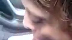 Balkan Slut Blowjob in Car