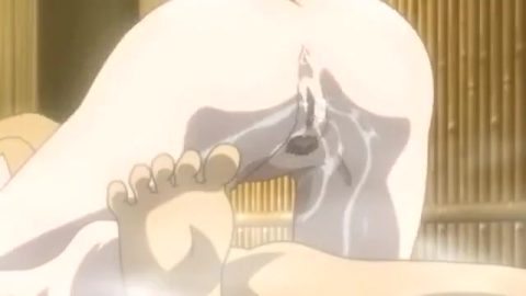 FACESITTING WITH BLOWJOB AND TITFUCK ON BATH – UNCENSORED HENTAI