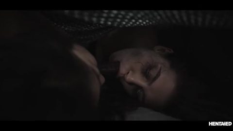 Alien monster Ellie and Emiri fuck and creampie each other
