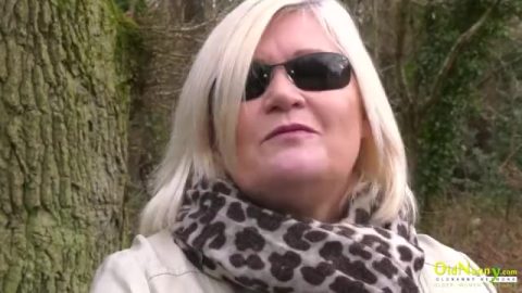 OLDNANNY British Mature and Blonde Lesbo Action
