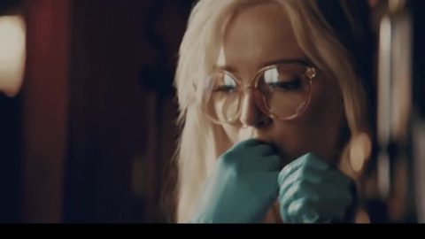 Alien controls mind of hot blondie and make her fuck her sexy bestie